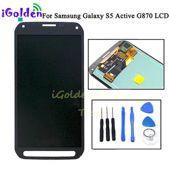 Для Samsung Galaxy S5 Active AMOLED LCD для Samsung G870 ЖК-дисплей с сенсорным экраном и цифровым преобразователем в сборе Замена