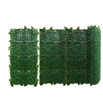 800-КРАТНОЕ украшение стены забором Искусственные зеленые листья Могут растягивать сетку для ограждения частной жизни, листья растений, подходящие для дома