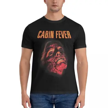Cabin Fever, классическая футболка с черепом, мужские футболки, повседневные стильные мужские хлопковые футболки, топы больших размеров
