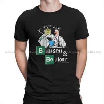 Оригинальные футболки Breaking Bad Crewneck Bunsen & Beaker Персонализируют мужскую футболку из полиэстера, хипстерские топы