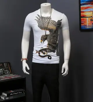 Высококачественная футболка 3D с короткими рукавами Man 2018 new
