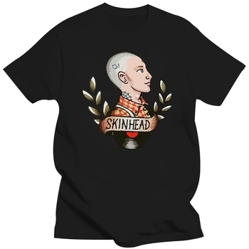 Новейшая мужская модная летняя футболка с короткими рукавами 2019 года, Лучшие футболки Skinhead Old School Tattoo Skinhead