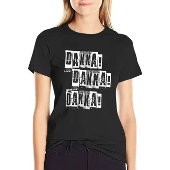 Дакка Дакка Дакка - Цитаты Orkz - Футболки с Орками, топы, рубашка с животным принтом для девочек, одежда в стиле хиппи, женская одежда