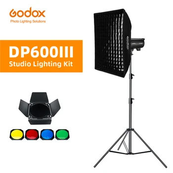 Godox DP600III DP600III-V 600 Вт GN106 2,4 Г Встроенная Студийная Стробоскопическая Вспышка X System для Фотосъемки Flashligh