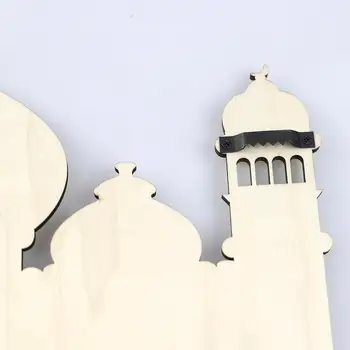 Адвент-календарь Рамадана Доска объявлений Календарь обратного отсчета на Ид Мубарак Сделай САМ Украшение Рамадана для праздничного подарка на Ид Декор