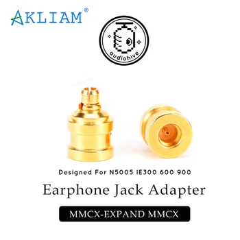 Разъем для наушников AkLIAM Audiohive Adpter MMCX-MMCX Кабель для наушников Pin для SENNHEISER IE300 IE600 IE900 AKG N5005