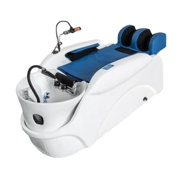 Автоматическая интеллектуальная электрическая массажная кушетка, кресло для мытья шампунем, салон для парикмахерской, Многофункциональная Полностью смываемая кровать для лежания