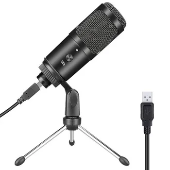 Конденсаторный микрофон K669 Record RGB для портативного компьютера iPhone Android с Windows Cardioid Game Studio для записи вокала за кадром