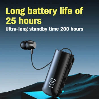 Отображение уровня заряда батареи, водонепроницаемые наушники Bluetooth с зажимом на ошейнике, вибрация вызова, уменьшение количества номеров, шумоподавление вызова