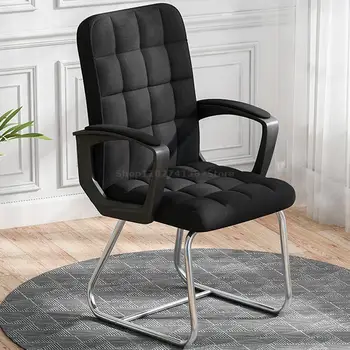 Простое домашнее Компьютерное кресло из искусственной хлопчатобумажной ткани Игровое кресло для геймеров Студенческого общежития Модное кресло для повседневной мебели