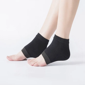 1 пара Новых Гелевых носков для пяток Увлажняющие Спа-Гелевые Носки Для ухода За ногами Защита от потрескавшейся сухой твердой кожи ног Оптом Или в розницу