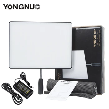 YONGNUO YN600 Air LED Video Light с Регулируемой Яркостью 3200 K - 5500 K для Цифровой Зеркальной Камеры Canon Nikon Pentax Olympus + Адаптер Питания